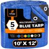 Xpose Safety 10 ft x 12 ft 5 mil Tarp, Blue, Polyethylene BT-1012-X